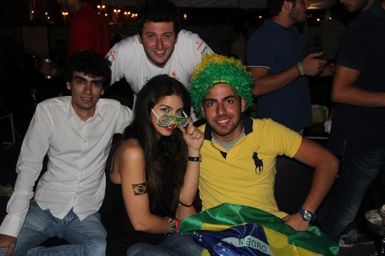 Brazil VS Cameroon at Beirut Fan Park